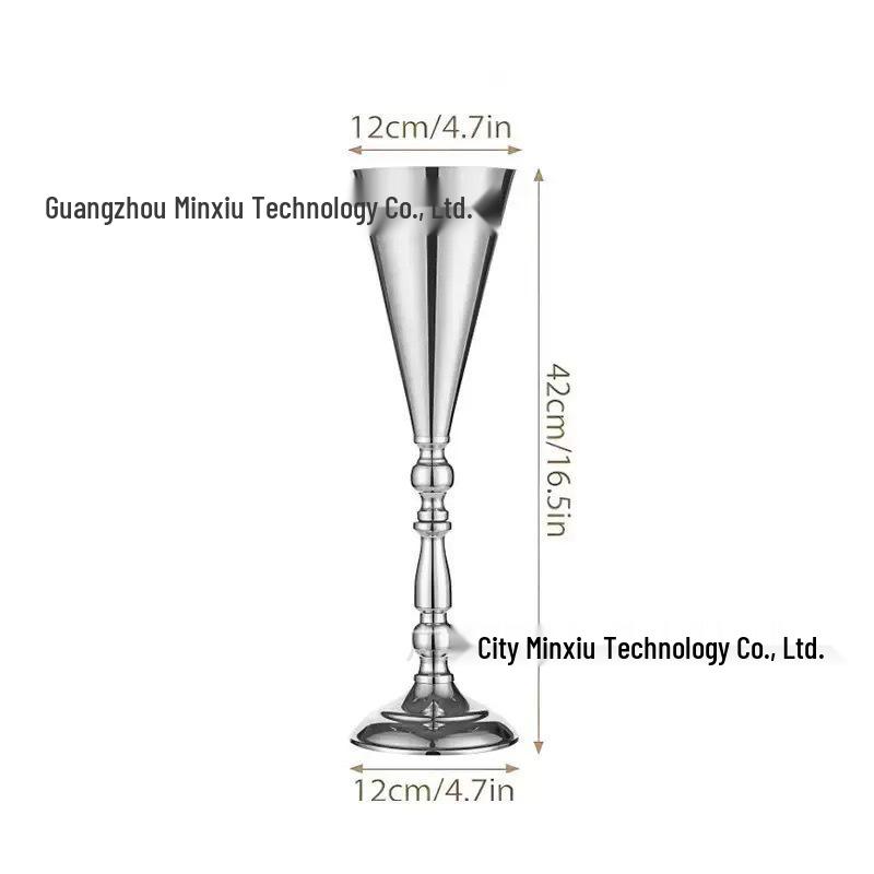 Gold Trophy Wedding Table Centerpiece and Decoration Props