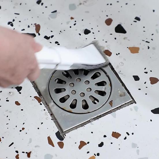 Cleaning Brush Shovel with 10 Replacement Cloth Remove Dirt Easily Multifunctional Corner Stain