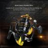 12+1BB Fishing Reel Foldable Arm Rocker Rear Drag Spool Fish Spinning Wheels AD8000