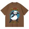 230 g/m² 100 % Baumwolle Jujutsu Kaisen V62 Panda-Print Unisex Schweres Baumwoll-T-Shirt