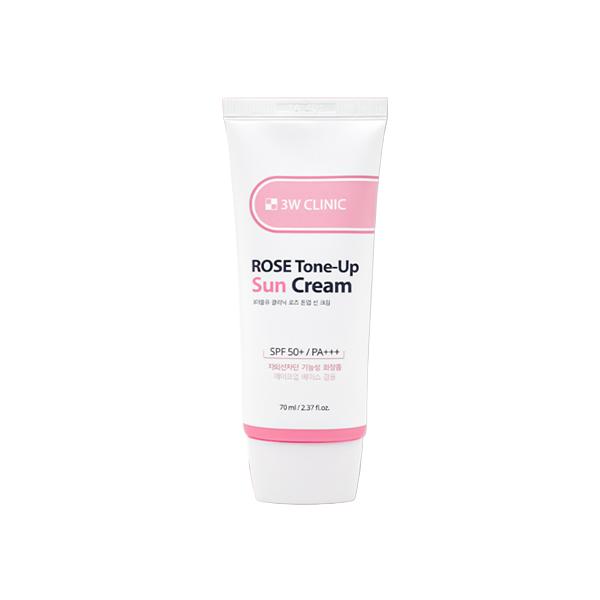 

3w Clinic Розовый Tone-Up Солнцезащитный крем SPF50+ PA+++ 70 мл (3 варианта) #Sun Cream 70ml x 1pcs