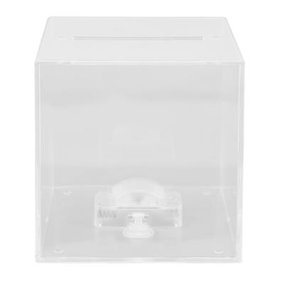 Light Up Acrylic Clear Piggy Bank for Adults Kids Unopenable Transparent Money Saving Box for Cash