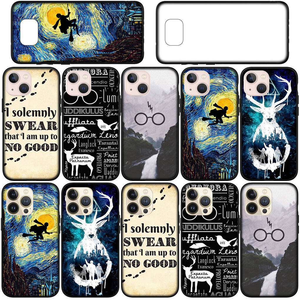 for Samsung Galaxy S25 S24 S23 S22 Ultra FE Plus A17 A37 A57 A56 A55 A06 A16 A15 A36 A26 A35 A05 A25 A54 A34 S9 Phone Case Wand Art Ring Potters Cover