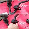 DAOKAI ATV Light Switch, Handlebar Dual Control Kill Switch Red