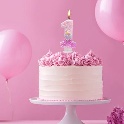 Cute Pink Paw Number Cake Candles Cake Topper for Kids Boy Girl Happy Birthday Party Cake Decoration Dog Cat Theme Party Favors