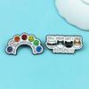 Creative Rainbow Smiling Face Brooch: Drip Oil Alloy Badge Accessory for Backpack & Clothing