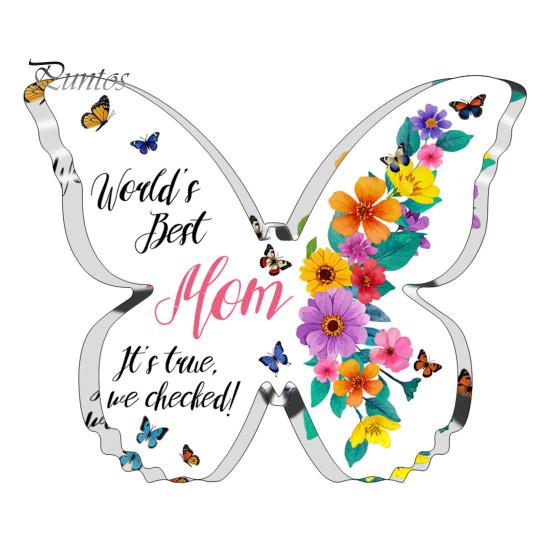 

Акриловое украшение в виде бабочки. Подарок маме от дочери или сына. Прозрачное настольное украшение на День матери. Подарок на День святого Валентина. J