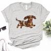 Dachshund T Shirt Femme Baddie Party Goth Japan Meme Shirt Graphic Psychedelic Jojifuku Anime Aesthetic