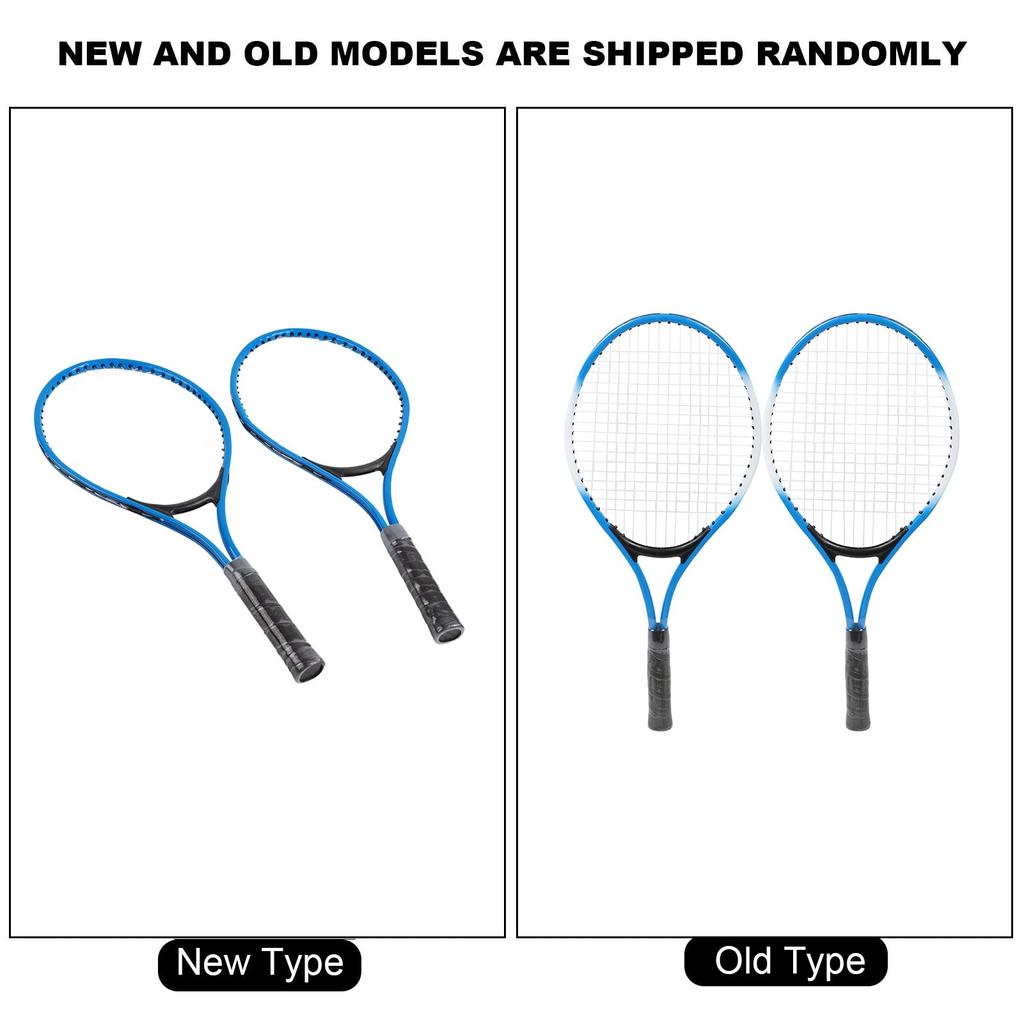Practice Racket, Kids' Tennis Racket, Game Racket, Resistance Reduction, 1 Pair (blue)