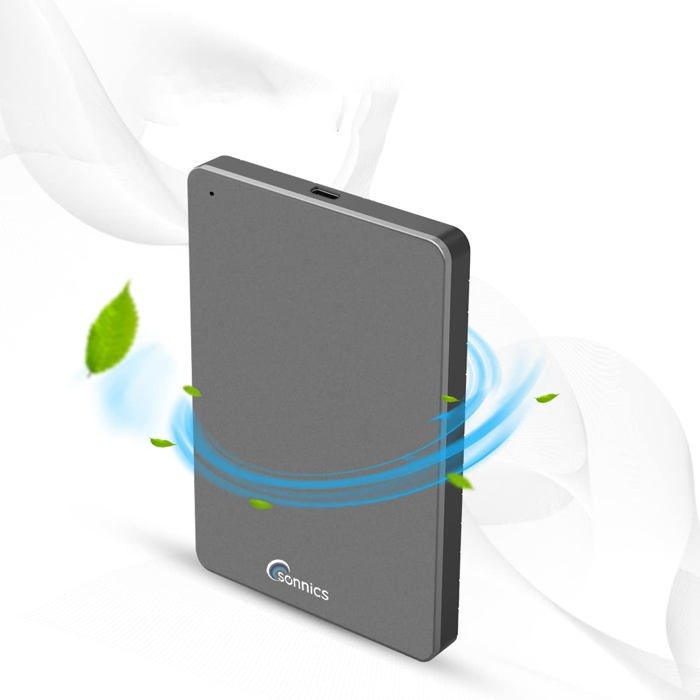 Disque dur externe - sonnics - 1 to - usb 3.1 - ultra mince - compatible pc/mac/console