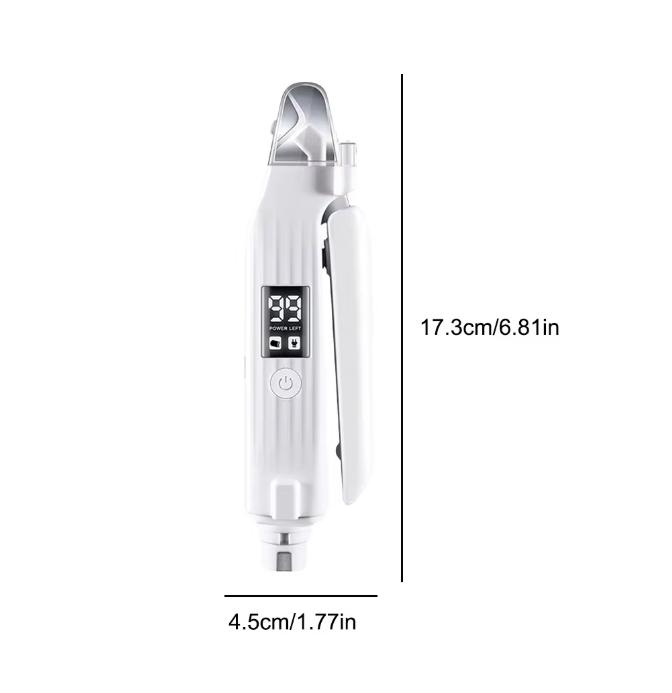 2 in 1 Electric Pet Nail Trimmer with LED Lights Pet Nail Grinder Dog Nail Trimmer and Grinder for Small Medium Large Dogs/Cats