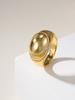 Little Golden Egg Double Color Ring Exquisite Craftsmanship Non Fading and Non Allergic Gift Jewelry