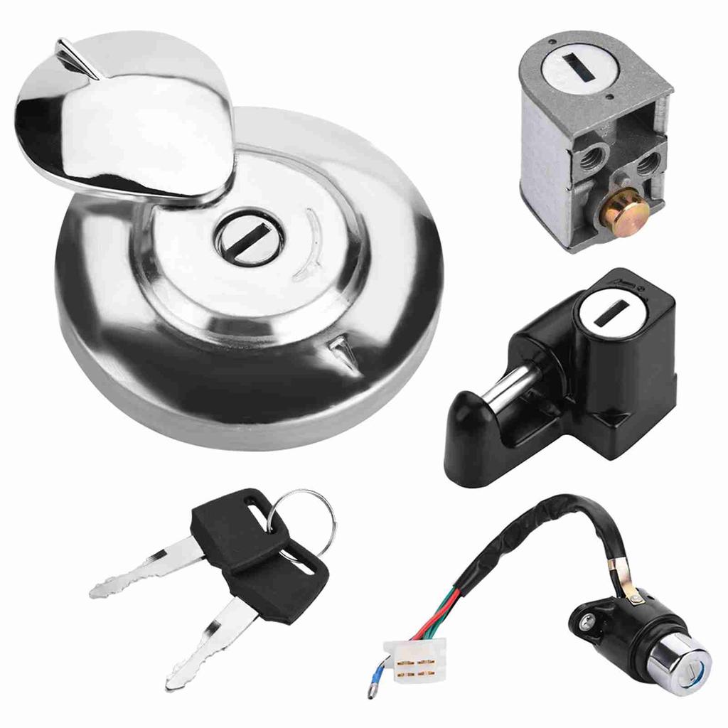 Motorcycle Ignition Switch Fuel Gas Cap Seat Lock Keys for Honda CMX250 Rebel 19852014 CA125