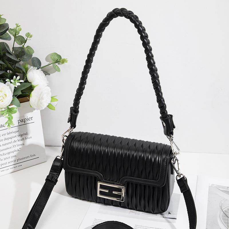 

Bag women s autumn new trendy fashion chain shoulder wrinkled leather bag rhombus messenger bag underarm bag women s bag