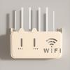 1Pc Wall Hanging Wireless Wifi Router Shelf Storage Box Abs Plastic Organizer Box Cable Power Bracket Organizer Box Home Decor