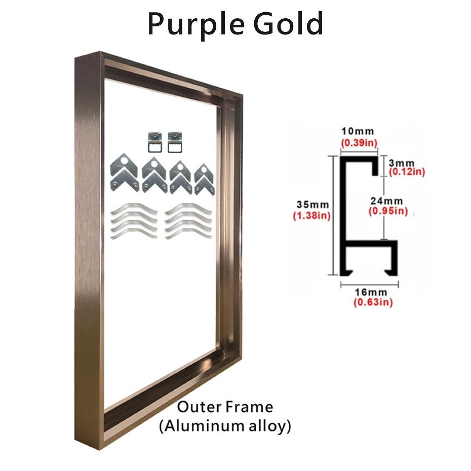 HOMZY 8 Renk 40x50 30x40cm Tuval Resim Metal Alüminyum Dış Çerçeveler Yağlı Boya Sanat Eseri Duvar Sanatı Fotoğraf Poster Ev Dekorasyonu