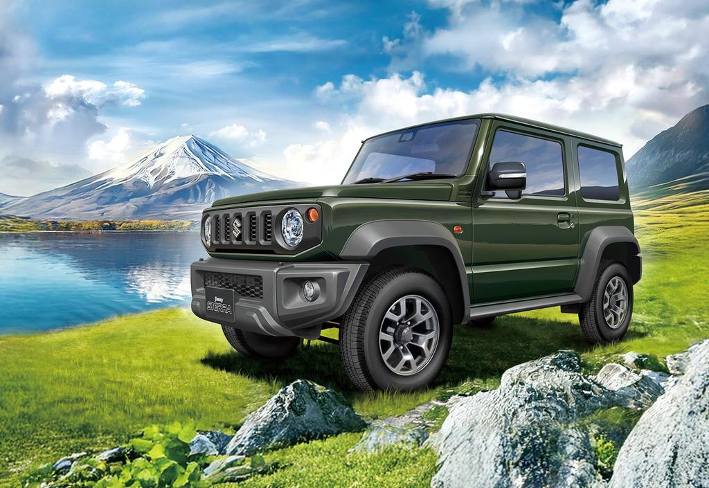 1/24 scale NEXT Series No. 23 Suzuki Jimny Sierra JB74 (Jungle Green) plastic model kit