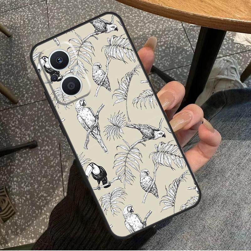 Birds Flock For OPPO Reno 14F 13F 12F 11F 10 11 12 13 14 Pro 7 8 Lite 8T OPPO Find X5 X6 X8 X9 Pro Case
