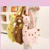 Adorable Plush Giraffe Shoulder Bag For Girls Cute Cartoon Crossbody Doll Bag