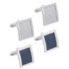 Men's Fashion Suit Decorations Cufflinks Made of Alloy for Formal Wear and Decor Use Assorted Color
