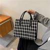 Trendy Fashionable Women's Tote Bag Stylish Spring Summer Small Square Handbag