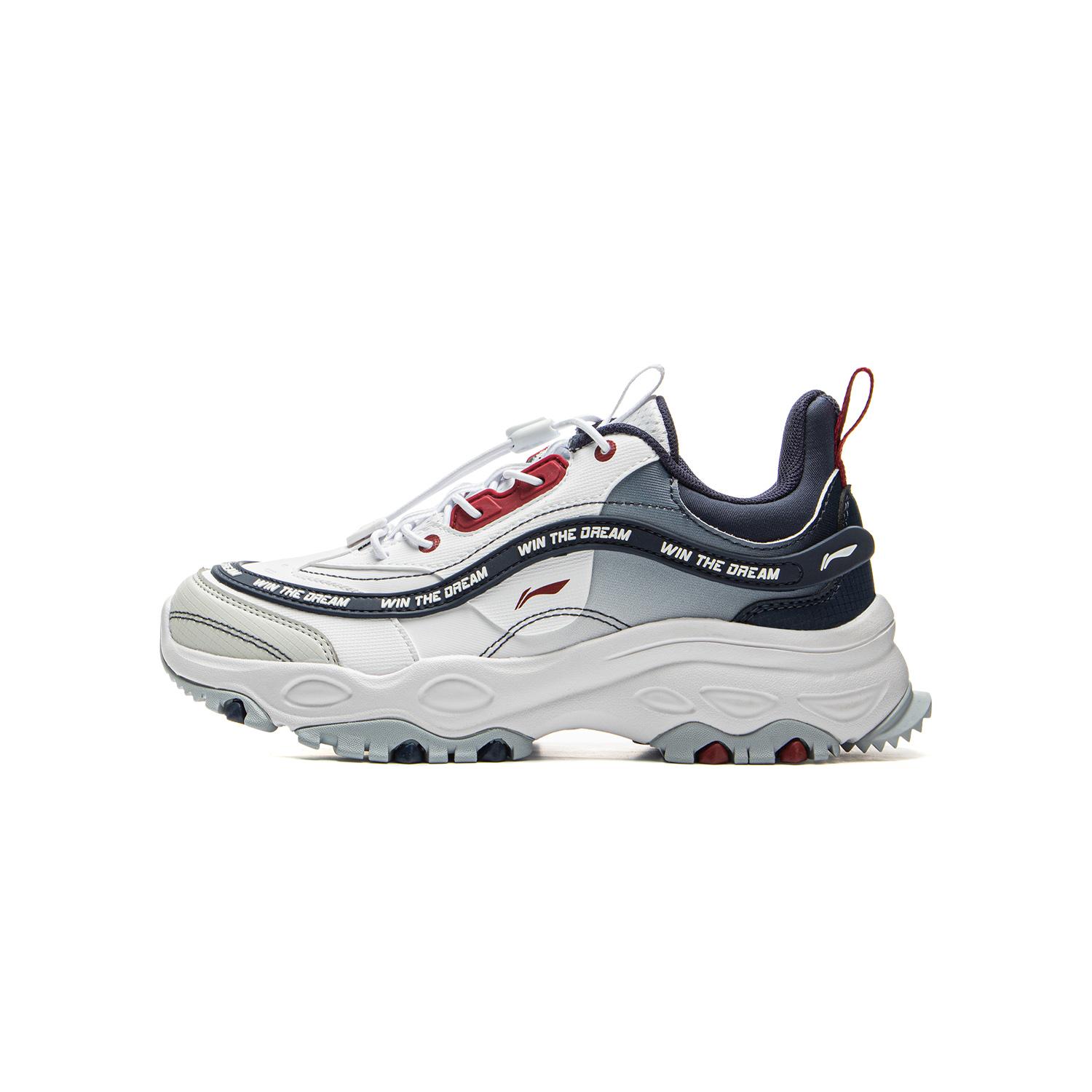 

Li Ning Детские универсальные амортизирующие низкие повседневные кроссовки Детские кроссовки Стандартные-Белые YKCU192-13 37