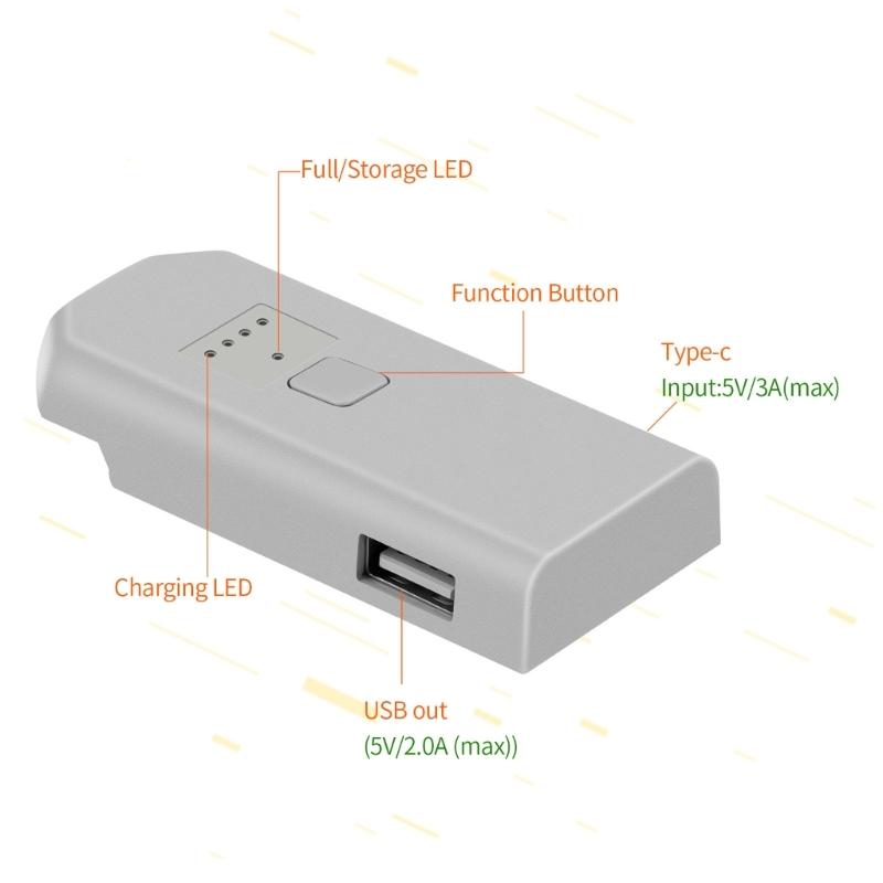 Portable Battery Charger For Drones Batteries Featuring Single Charging And Double Modes Batteries Care Accessories