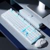 Mechanical Desktop Gaming Keyboard & Mouse Set for PC and Laptop