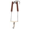 Saxophone Shoulder Strap Folding Artificial Leather No Stress On Neck Instrument AccessoriesCoffee