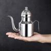 310/500ml Oil Pot Long Spout Vinegar Dispenser Stainless Steel Oil Bottle  Seasoning