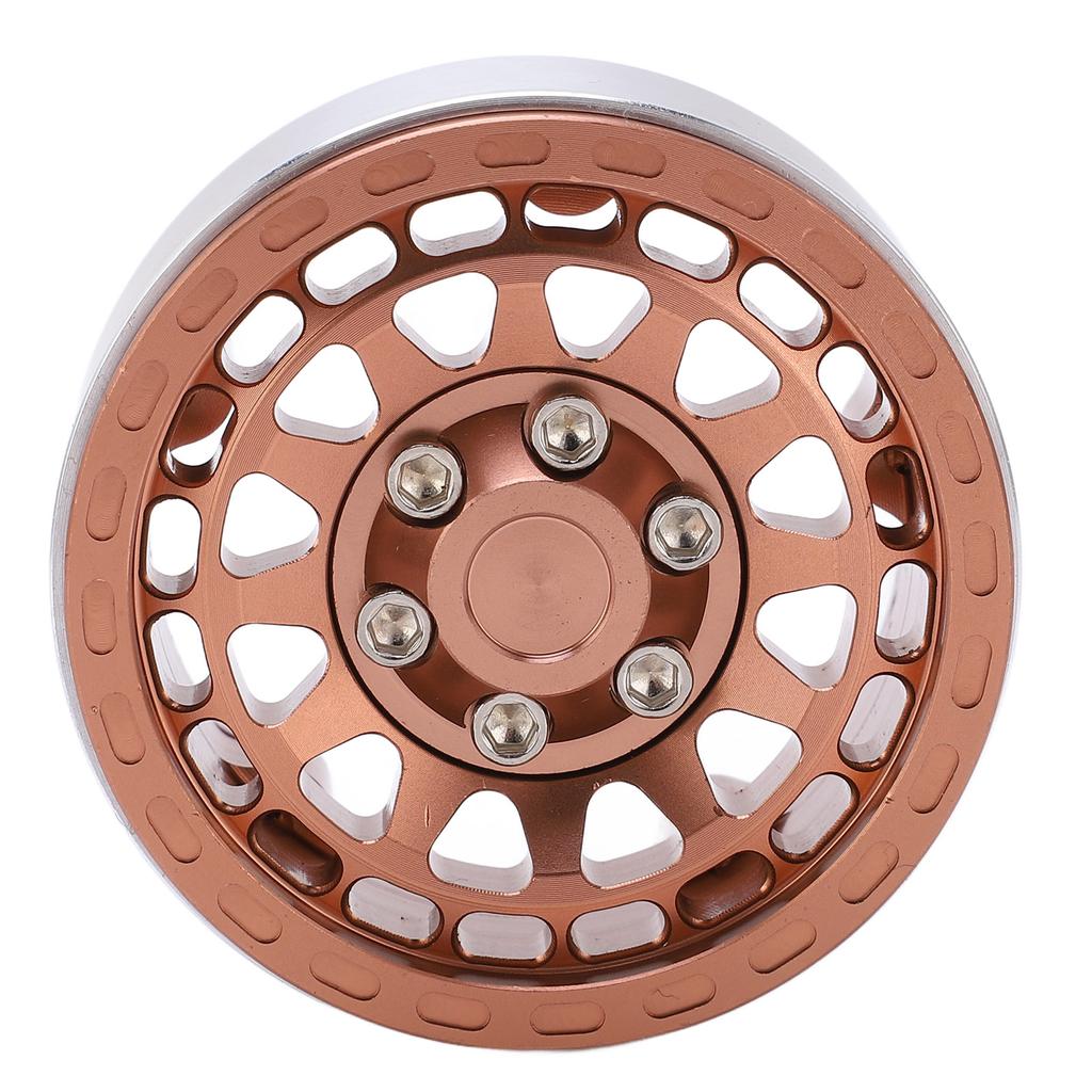 4pcs Beadlock RC Car Wheel Hub Set 1.9in Aluminum Alloy Tire   for 1Celsius10 1Celsius12 1Celsius14 Remote Control Cars