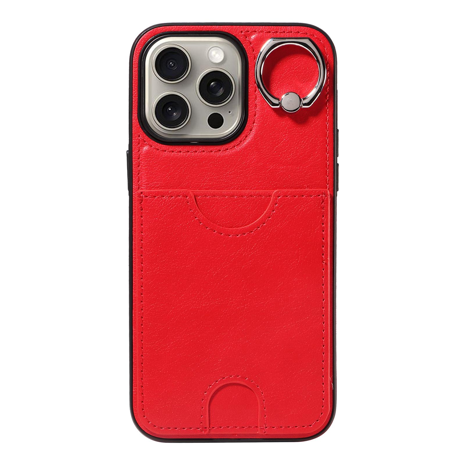 

Чехол для телефона из искусственной кожи с одним отделением и пряжкой на палец в стиле ретро для iPhone XS, XR, XS Max, iPhone 7,8,7Plus,11,11Pro,11Pro,12,13,14,15... iPhone 7 красный