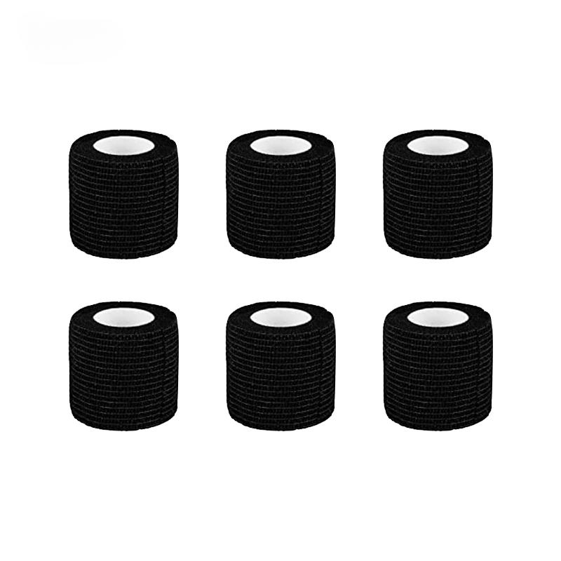 5/10/20 Black Tattoo Grip Bandage Cover Wraps Tapes Nonwoven Waterproof Self Adhesive Finger Protection Tattoo Accessories