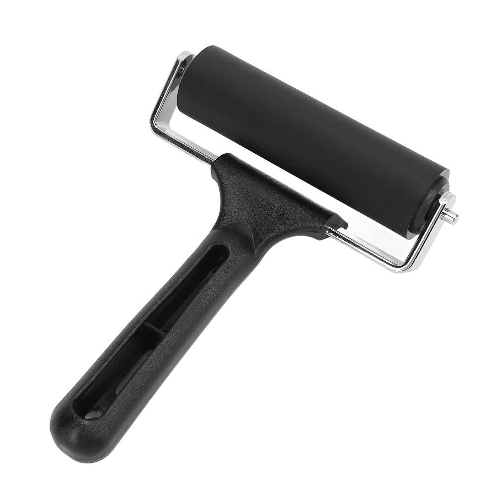 2pcs Hard Rubber Rubber Brayer Roller 4 Inch Printmaking Roller Press Roller Tool For Printmaking