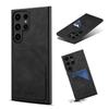 Denior Suitable for Samsung S26Ultra Imitation Leather Business Card S24FE Dual Card Slot Anti-drop S25 Mobile Phone Case