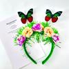 Festival Celebration Floral Headband Role Play Headgear Carnivals Party Props
