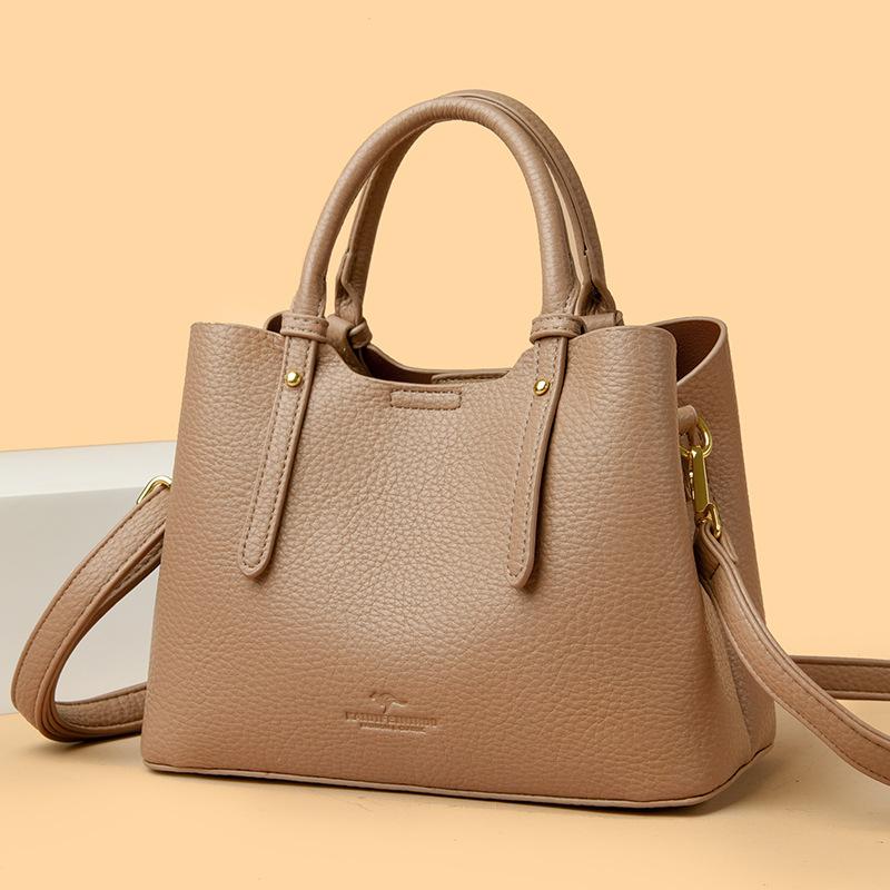 Fashionable Middle-aged Mother Bag Crossbody Bag Women's Shoulder Bag Handbag