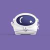 AntiSlip Grip Silicone Protective Case for WF-1000XM6 Wireless Earbuds In Fun Astronauts Shape