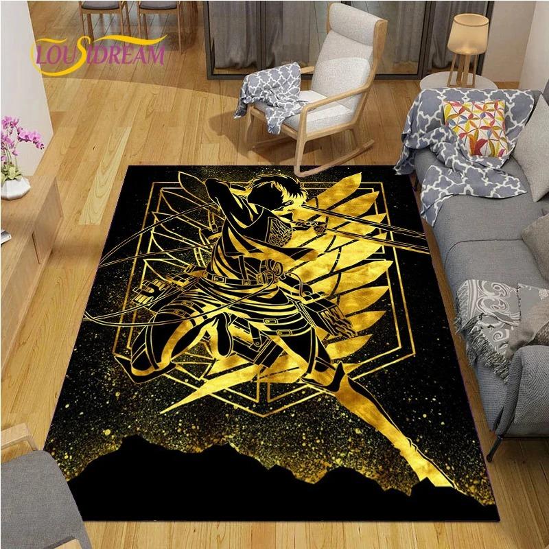 Fashion A-attack On T-titan Carpet for Living Room Bedroom Area Rugs Kitchen Un-slip Floor Mat Alfombra Birthday Gift Poster Mat