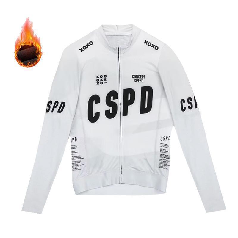 Unisex Thermal Cycling Jersey Long Sleeve Road Bike Mountain Winter Outdoor Sport