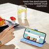 For TCL 505 Wallet Case Anti-Scratch PU Leather Card Slots Phone Cover with Straps