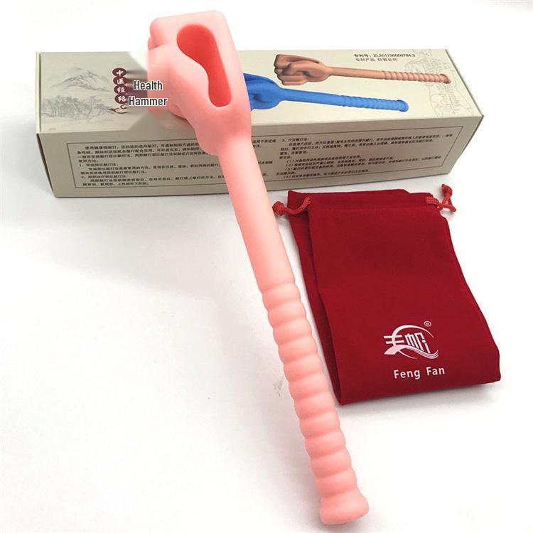 Silicone Massage Hammer for Shoulder, Neck, and Leg Therapy