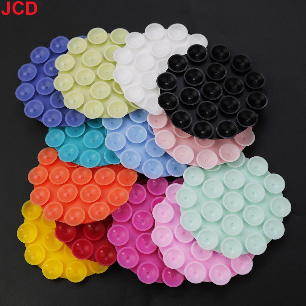 JCD 1pcs Portable Silicone Suction Cup Phone Mount Double-Sided Mount Car Navigation Bracket Universal Mobile Phones Stand