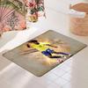 R-Ronaldinho Sport Football Star Door Mat Kids Room Bedroom Decoration Balcony Anti-Slip Doormat Living Room Doormat Area Rug