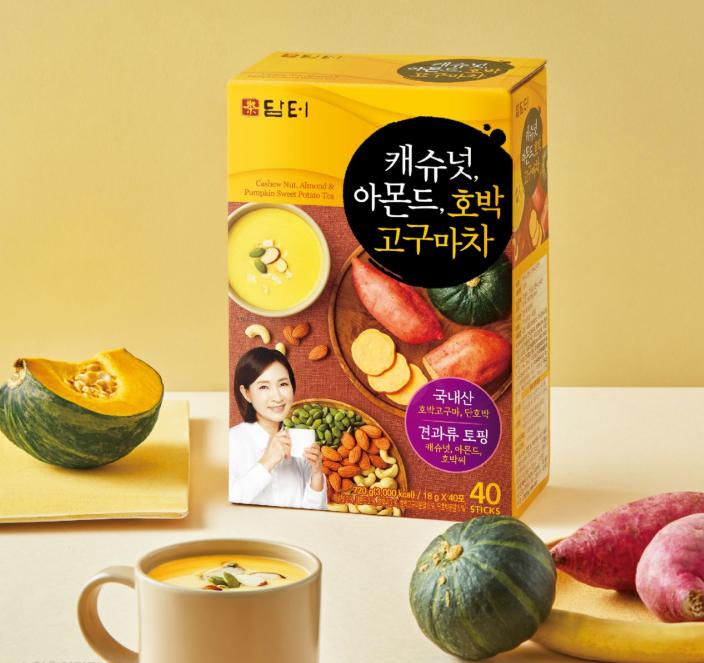 Koreanischer Nuss- und Süßkartoffeltee – DamTuh Cashew-Mandel-Kürbis-Mischung