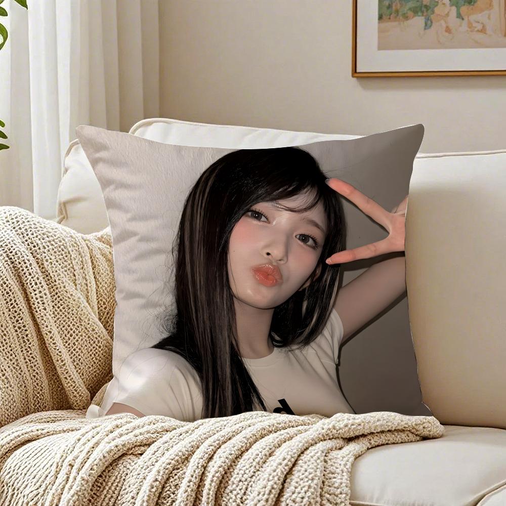 Idol Kpop LLEESEO Cushion Cover Pillowcase Antidustmite living Room Sofa Decor Cushion Room