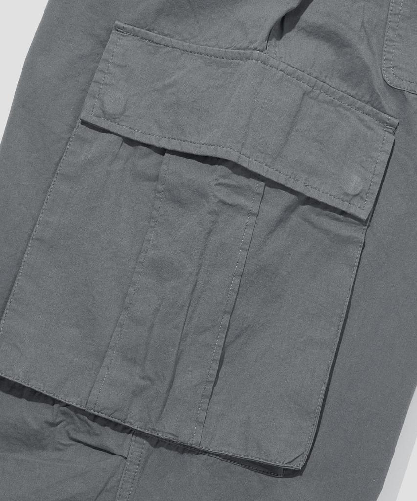 AGOD Cargo Strap Parachute Cotton Pants [Gray]