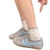 Atmungsaktive Mesh-Leder Damen Schuhe Sommer vielseitige lässige Sportschuhe