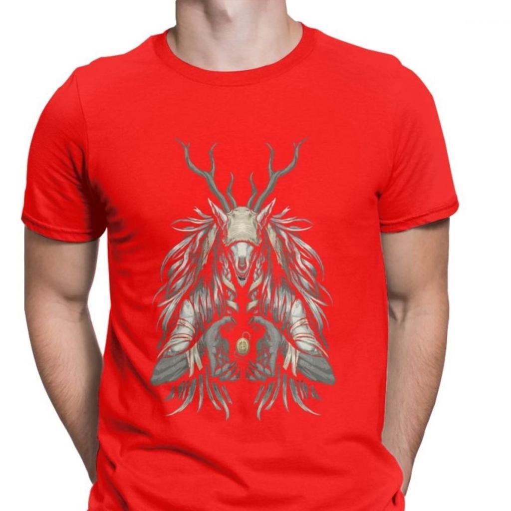 Men's Tops T Shirt The Supplicant Premium Cotton Tshirts Vicar Amelia Bloodborne Scary Harajuku Halloween T Shirt Graphic