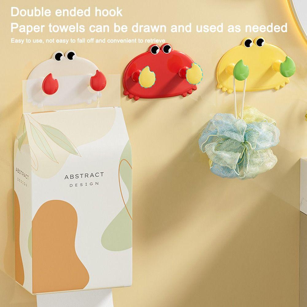 Wandmontage Kleiderhaken Cartoon Krabbe Handtuchhalter Heimaufbewahrungszubehör